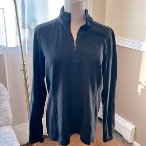 REI Black Lightweight Half Zip Fleece Size L